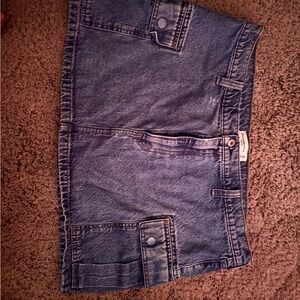 Abercrombie & Fitch Blue Denim Mini Skirt